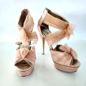 Steve Madden Fifi platform heels - ballet pink, size 8.5